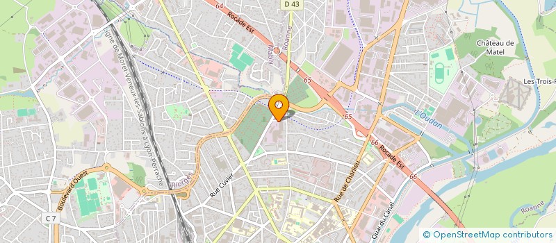 localisation de l'entreprise BARRIQUAND HEAT EXCHANGERS à ROANNE
