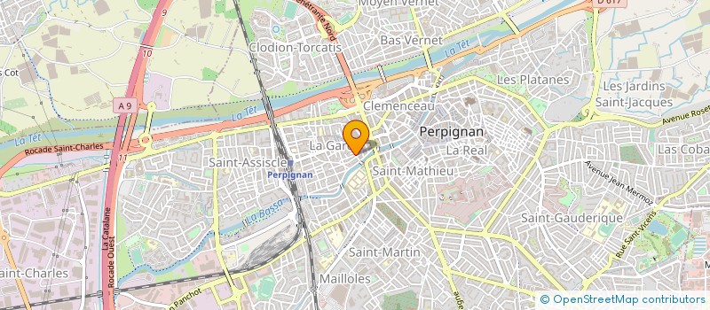 localisation de l'entreprise BARRIS INVEST à PERPIGNAN