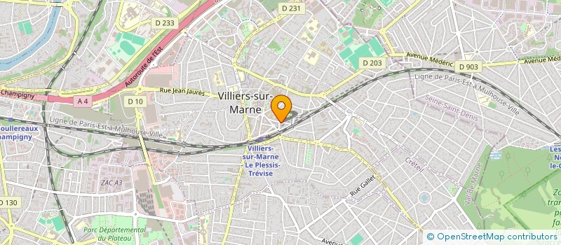 localisation de l'entreprise BARROCA BELEZA à VILLIERS-SUR-MARNE