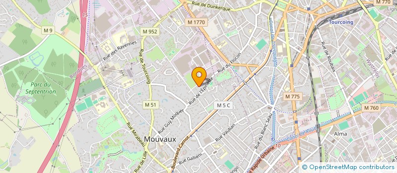 localisation de l'entreprise BARROCA INVEST  MOUVAUX