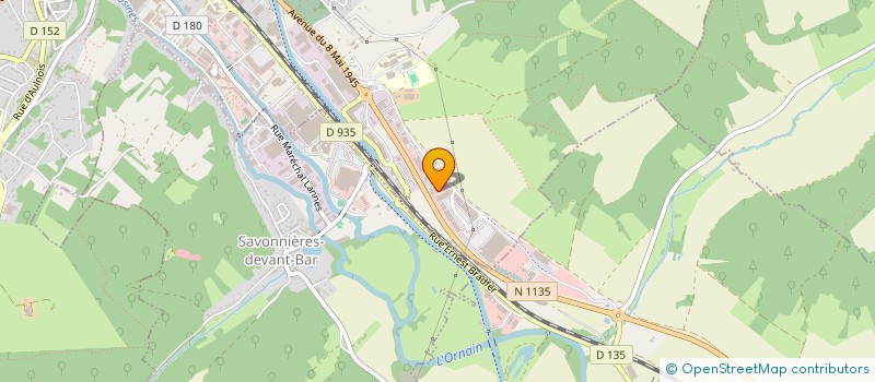 localisation de l'entreprise BARROIDIS à BAR-LE-DUC