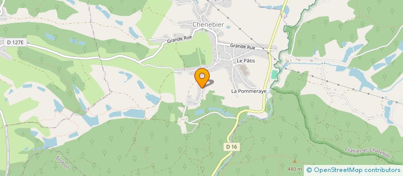 localisation de l'entreprise BARROIS-SUEL  CHENEBIER