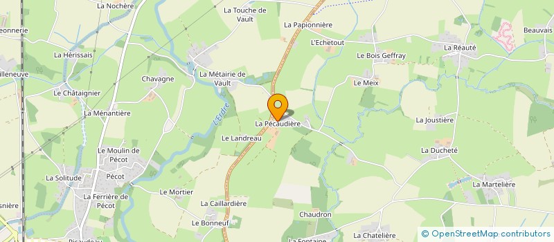 localisation de l'entreprise BARRON CHOTARD à LES TOUCHES