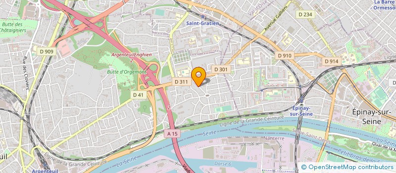 localisation de l'entreprise BARRON ET CIE à ARGENTEUIL