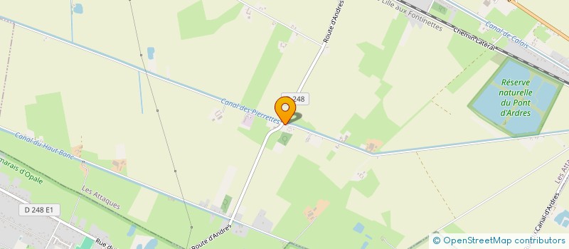 localisation de l'entreprise BARRON INGENIERIE  LES ATTAQUES