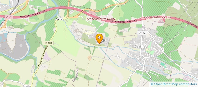 localisation de l'entreprise BARRONDA  CARCASSONNE