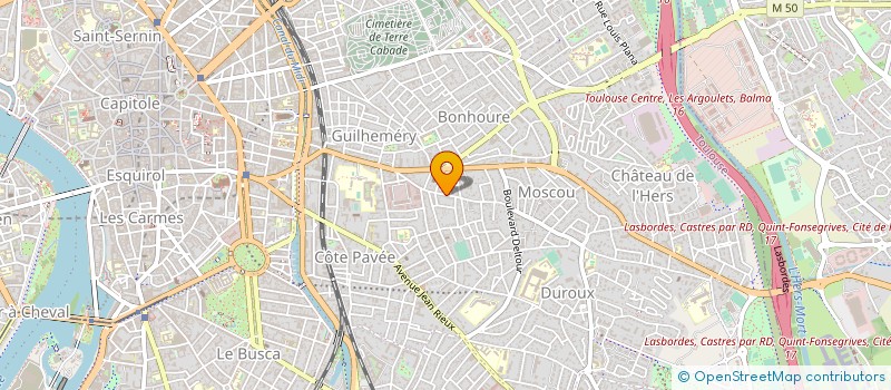 localisation de l'entreprise BARROS à TOULOUSE