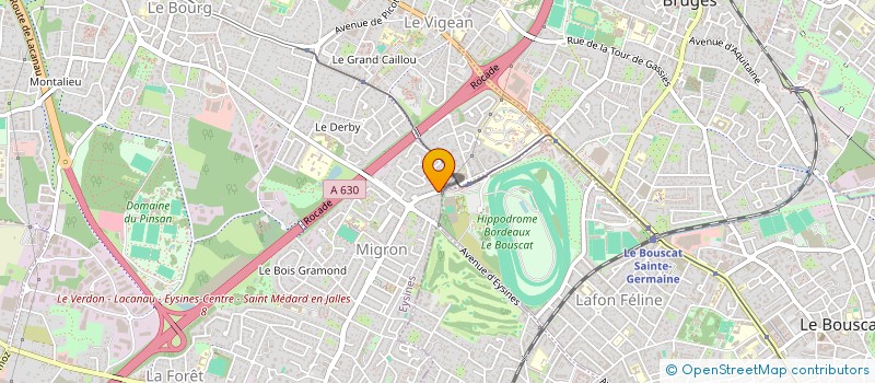 localisation de l'entreprise BARROS  EYSINES