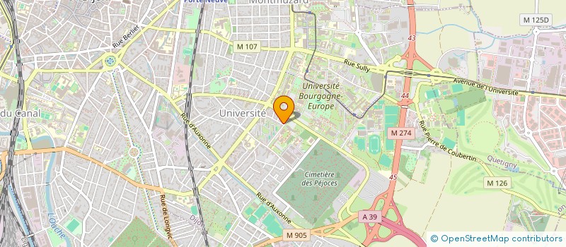 localisation de l'entreprise BARROS  DIJON