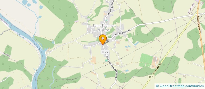 localisation de l'entreprise BARROS BRUNO  SAINT-ETIENNE-D'ORTHE