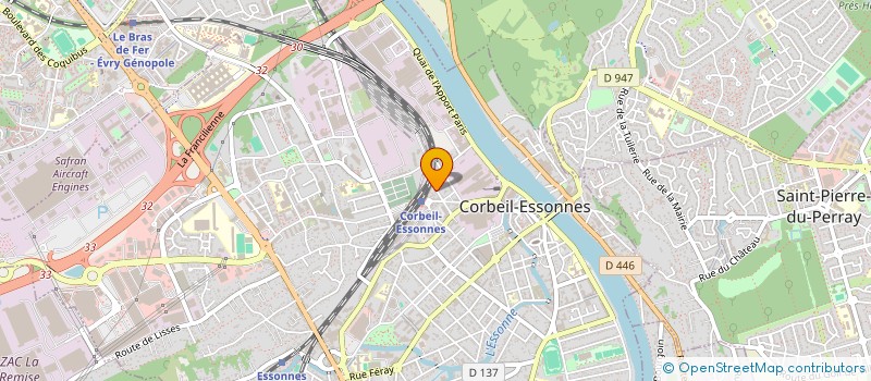 localisation de l'entreprise BARROS SARL à CORBEIL-ESSONNES