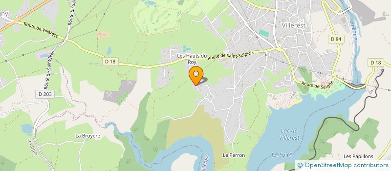 localisation de l'entreprise BARROSO BRUNO  VILLEREST