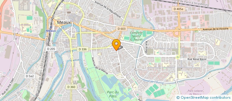 localisation de l'entreprise BARROSO LEROYER TRAVAUX à MEAUX