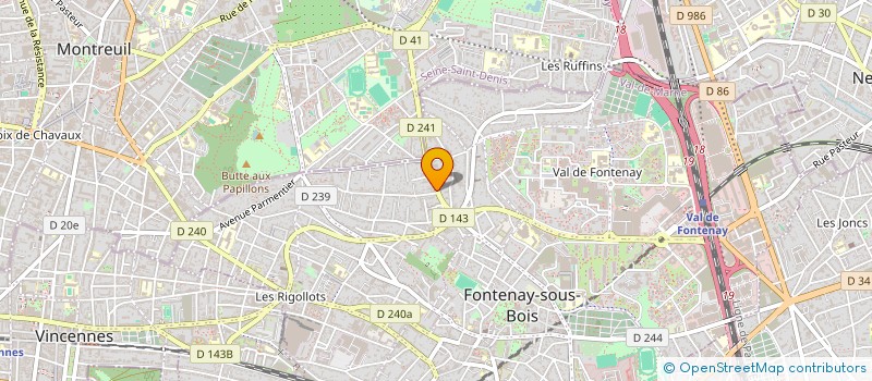 localisation de l'entreprise BARROSO - LIMA à FONTENAY-SOUS-BOIS