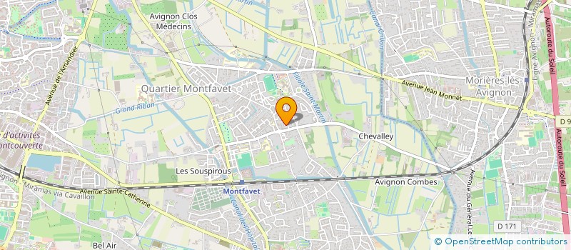 localisation de l'entreprise BARROT DISTRIBUTION à AVIGNON