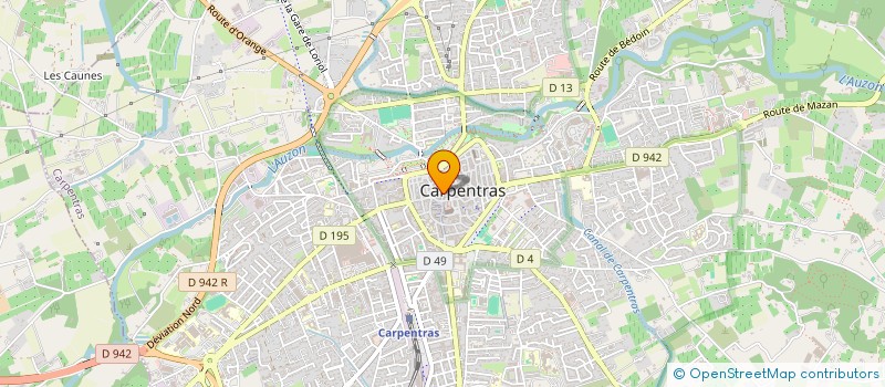 localisation de l'entreprise BARROUYER P BARROUYER P ET YVE  CARPENTRAS