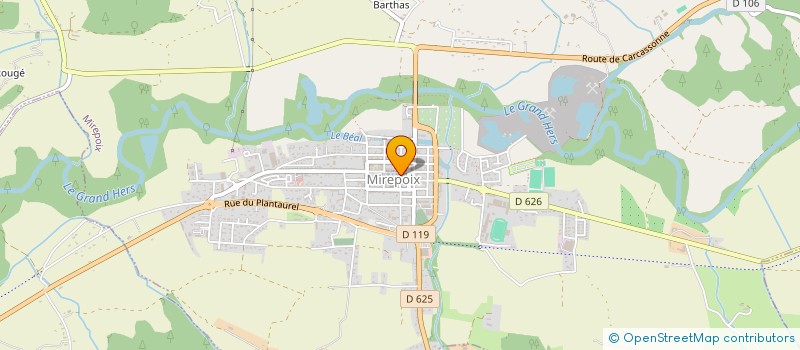 localisation de l'entreprise BARRUCAND - BUIL à MIREPOIX