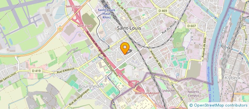 localisation de l'entreprise BARRY CFG  SAINT-LOUIS