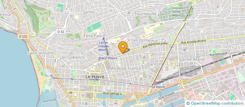 localisation de l'entreprise BARRY FACTORY  LE HAVRE