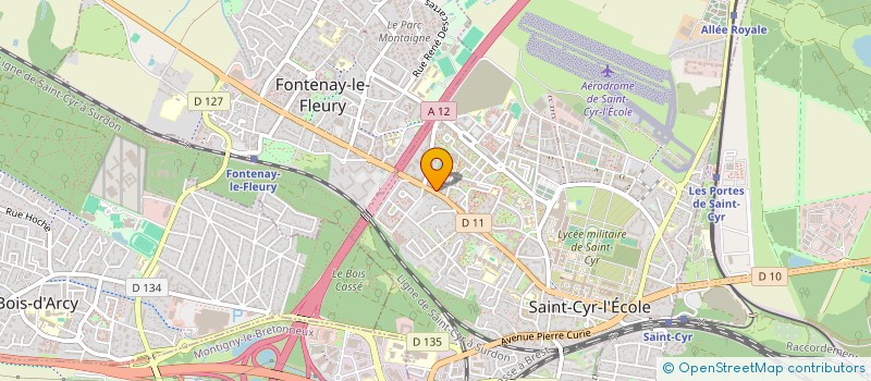 localisation de l'entreprise BARRY LOUISON AUDIT EXPERTISE CONSEIL à SAINT-CYR-L'ECOLE