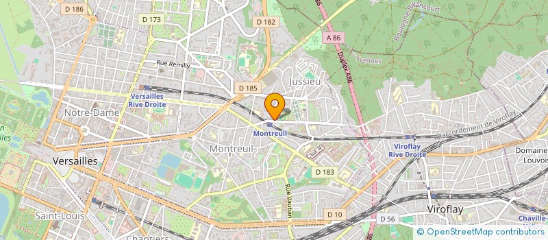 localisation de l'entreprise BARRY MADOUX SARL  VERSAILLES