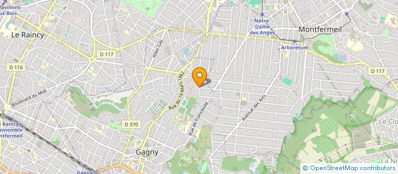 localisation de l'entreprise BARRY RENOVATION  GAGNY