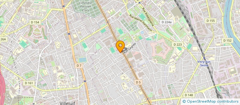 localisation de l'entreprise BARRY TRANSPORT ET SERVICE à VITRY-SUR-SEINE