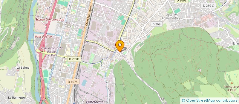 localisation de l'entreprise BARRY TRANSPORTS à ECHIROLLES