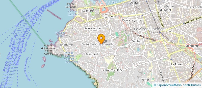 localisation de l'entreprise BARRYMORE  MARSEILLE