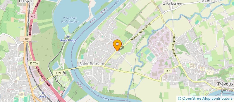 localisation de l'entreprise BARS SYSTEMS TECHNICS à SAINT-BERNARD