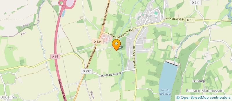 localisation de l'entreprise BARSACQ VIDANGE  CASTETPUGON