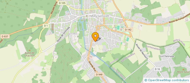 localisation de l'entreprise BARSCOT à MILLY-LA-FORET