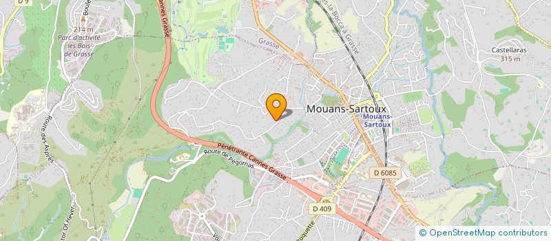 localisation de l'entreprise BARSK IMMOBILIER CANNES à MOUANS-SARTOUX