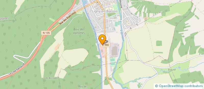 localisation de l'entreprise BARSONCO à LIGNY-EN-BARROIS