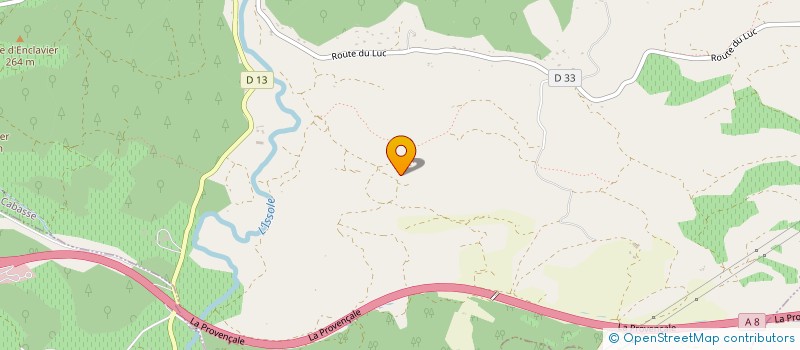 localisation de l'entreprise BARSOTTI DRESSAGE à CABASSE