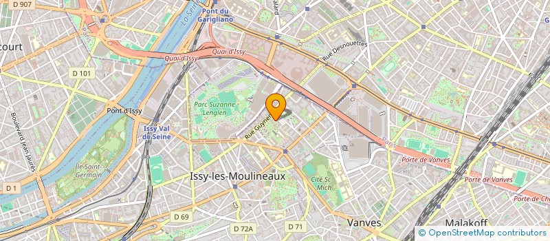 localisation de l'entreprise BARSOUMIAN à ISSY-LES-MOULINEAUX