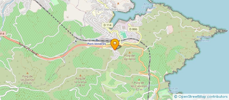 localisation de l'entreprise BARSSE  PORT-VENDRES