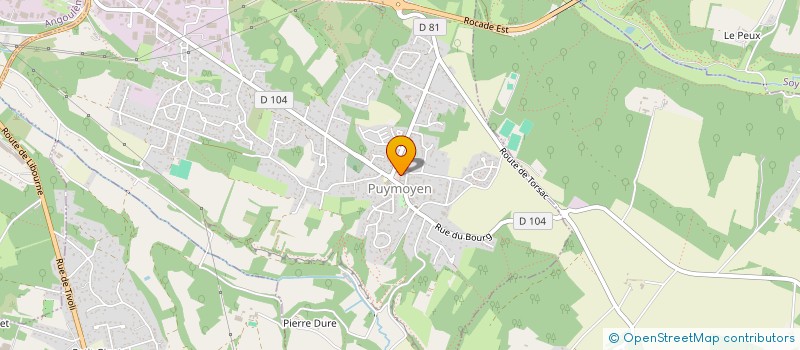 localisation de l'entreprise BART à PUYMOYEN