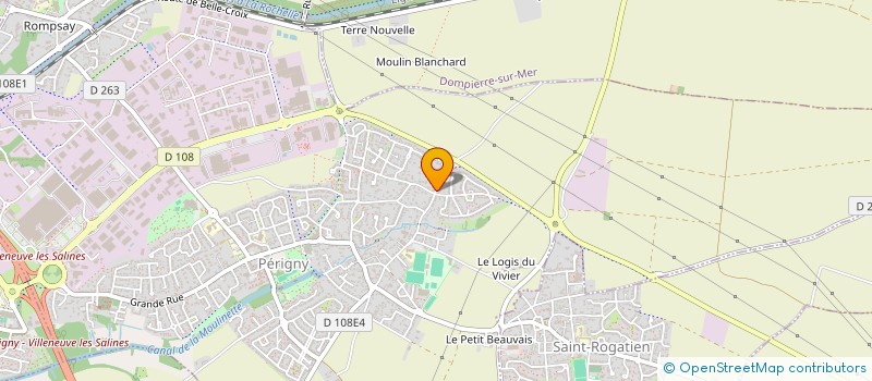 localisation de l'entreprise .BART  PERIGNY