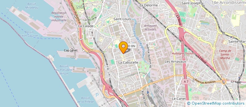 localisation de l'entreprise BART DISTRIBUTION à MARSEILLE