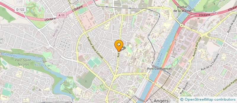 localisation de l'entreprise BART FAREATA IMMOBILIER à ANGERS