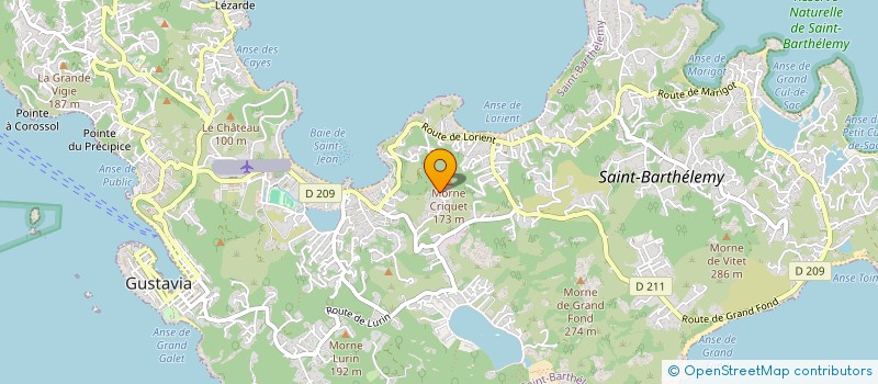 localisation de l'entreprise BARTALIMCO à SAINT BARTHELEMY