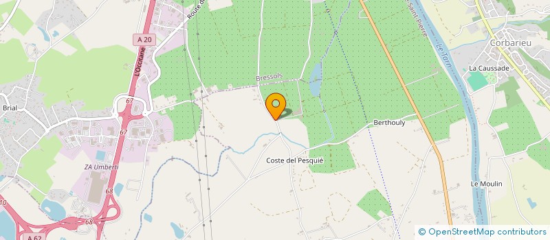 localisation de l'entreprise BARTAS  LABASTIDE-SAINT-PIERRE