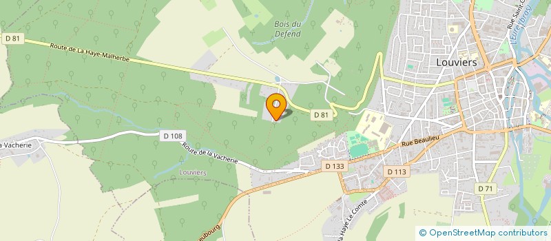 localisation de l'entreprise BARTAVELLE à LOUVIERS