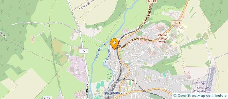 localisation de l'entreprise BARTECH à NEUFCHATEAU