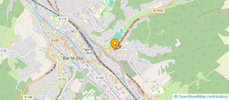localisation de l'entreprise BARTELLEMY ET CIE à BAR-LE-DUC