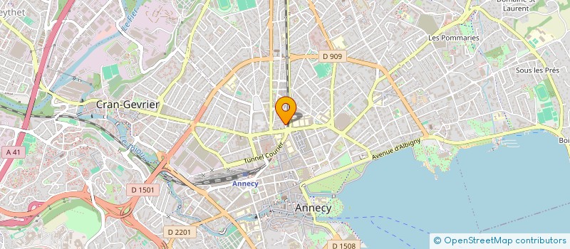 localisation de l'entreprise BARTEMIS à ANNECY