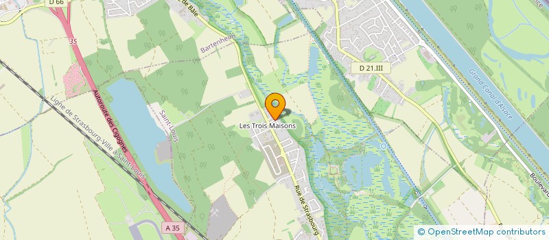 localisation de l'entreprise BARTEVA  SAINT-LOUIS