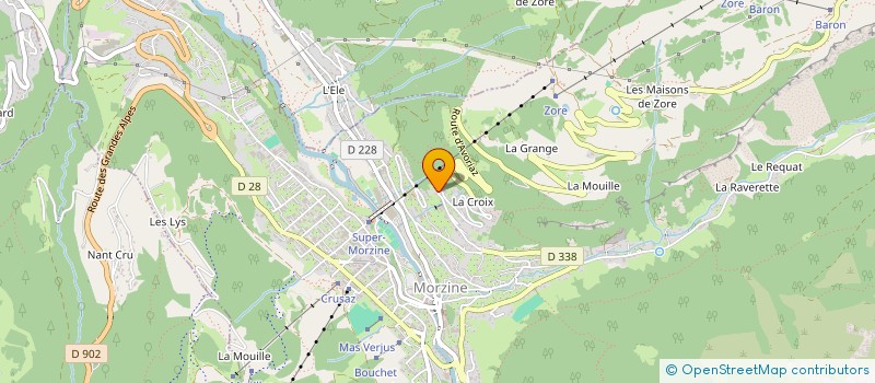 localisation de l'entreprise BARTH  MORZINE