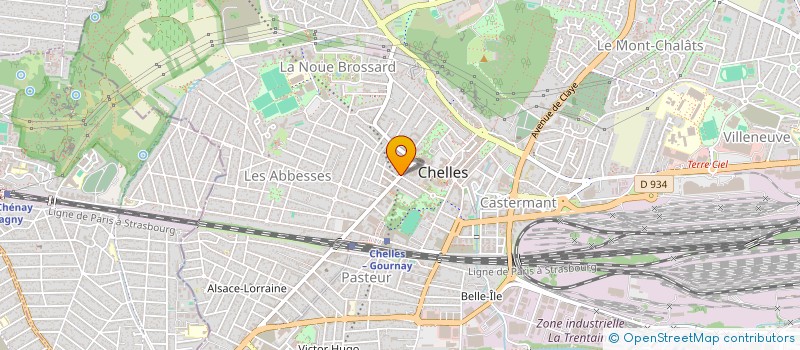 localisation de l'entreprise BARTH CONSULTING  CHELLES